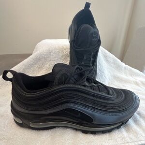 Nike Air Max 97 Black Anthracite 921826-005 Men 9.5 / Women 11 PreOwned - Good